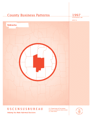 County Business Patterns Issued September CBP97 29 Nebraska U Census  Form