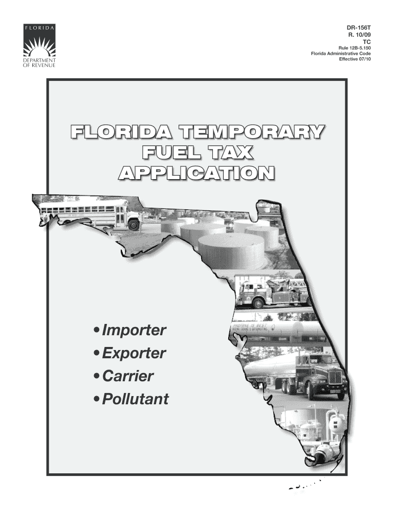  Florida Temporary Fuel Tax ApplicaTion Florida Department of 2009