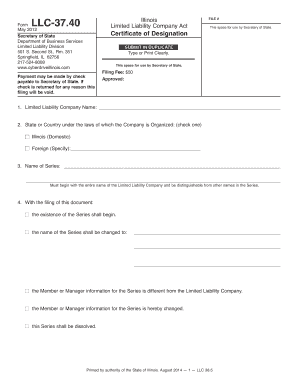 Llc 3740 Form