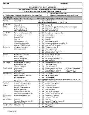 Superior Court of California, County of Alameda Form 202 19 Acgov