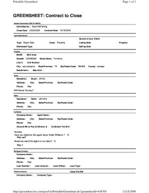 Kw Greensheet Form - Fill Out and Sign Printable PDF Template | airSlate SignNow