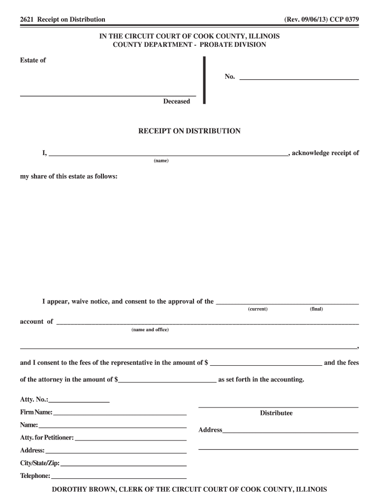  2621receipt on Distribution Rev 7 5 00 Ccp 0379 2013-2024