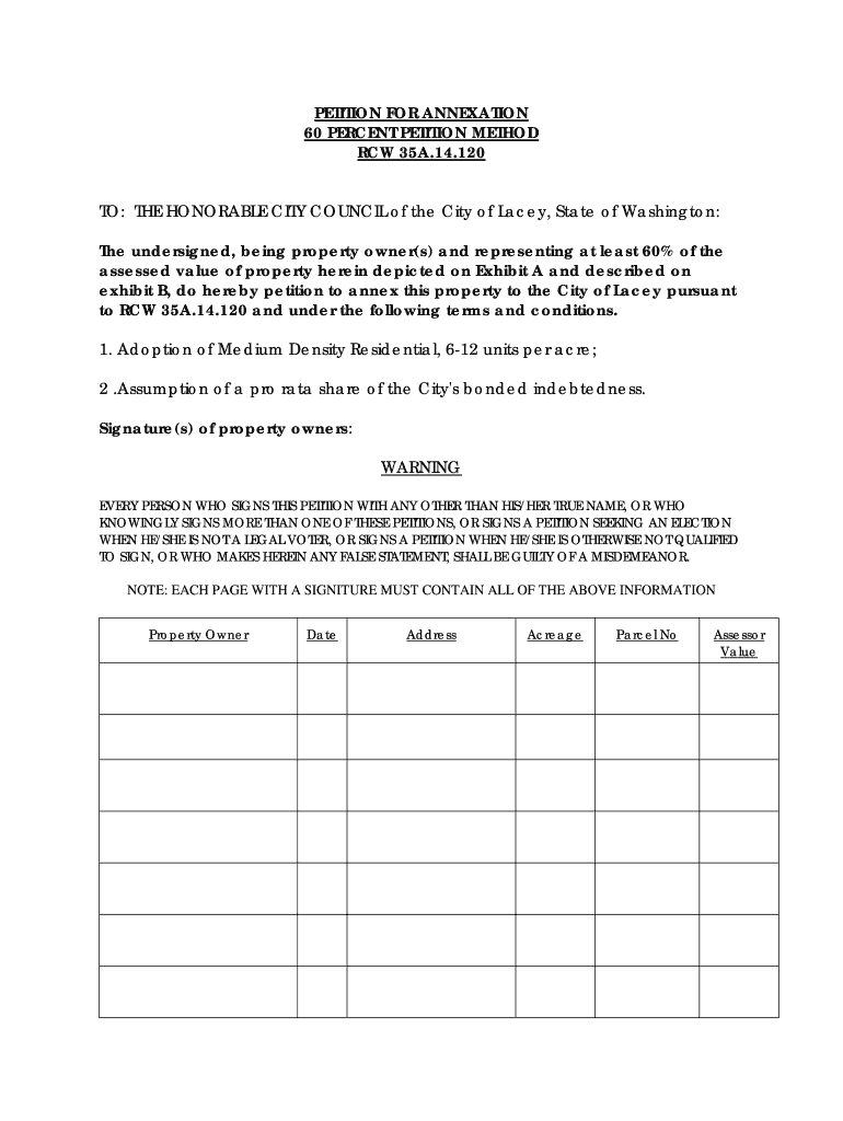 Wa Annexation 60  Form