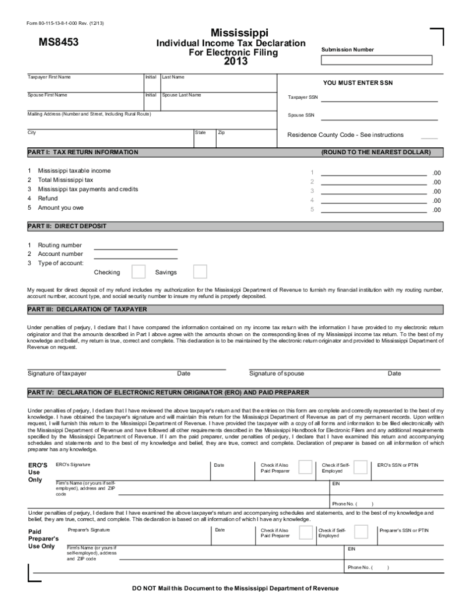  Reset Form Form 80 115 13 8 1 000 Rev 2013