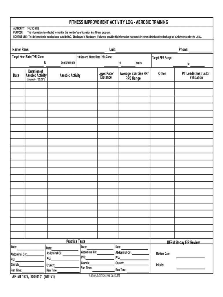  Af Form 1975 2004-2024