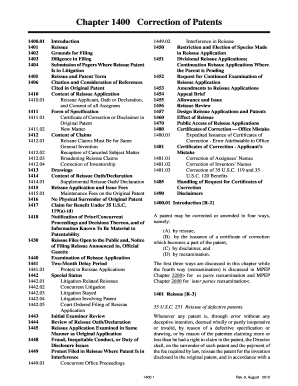  Uspto Correction 2012-2024