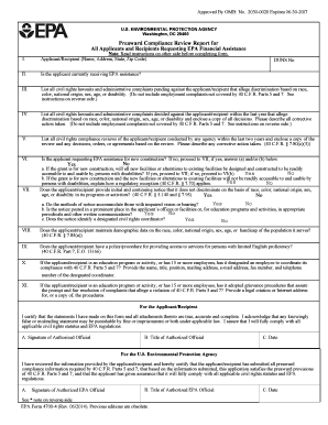 Epa Form