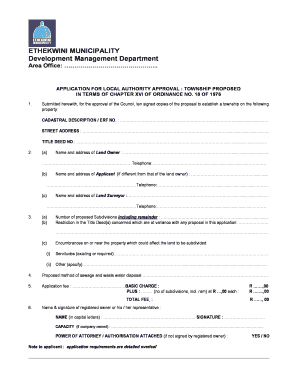 How to Fill Ethekwini Municipality Application Form