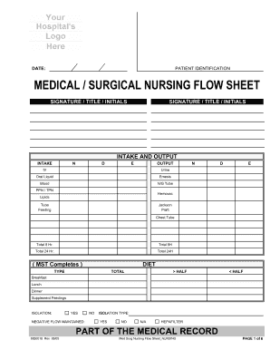 Med Surg Nursing Worksheet PDF Form - Fill Out and Sign Printable PDF  Template | signNow