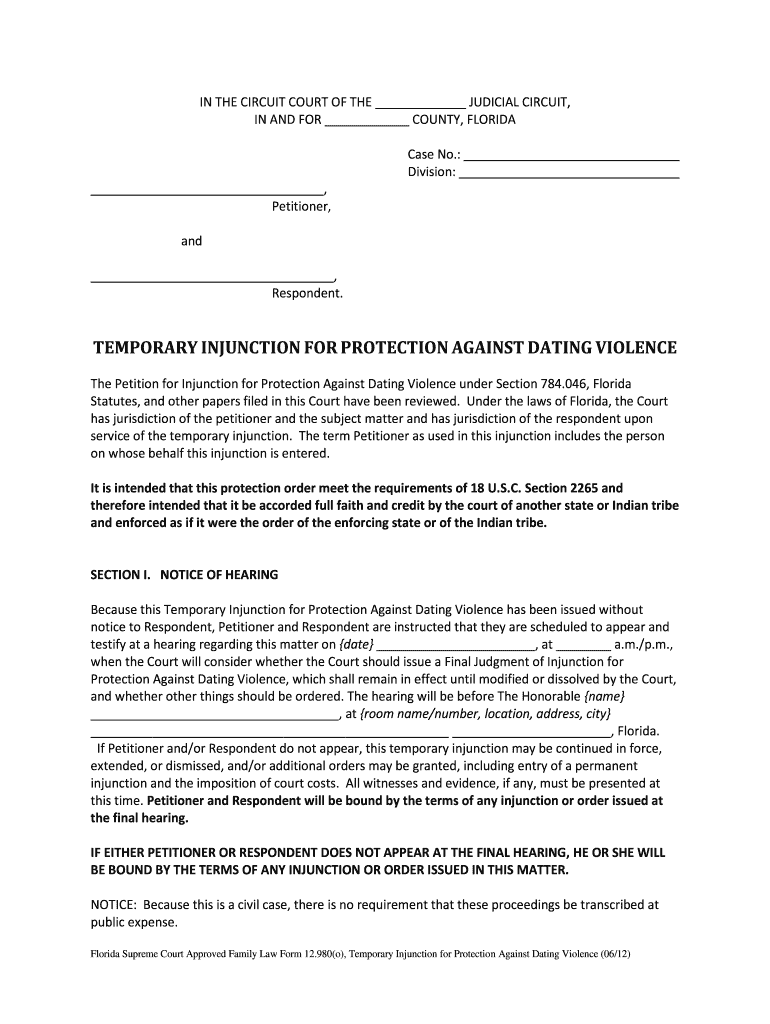 Florida Supreme Court Approved Family Law Form 12 990c2, Final Judgment of Dissolution of Marriage with Property but No Depe