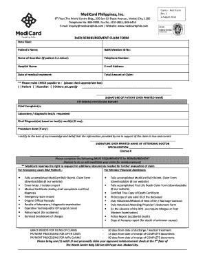 Medicard Reimbursement Form