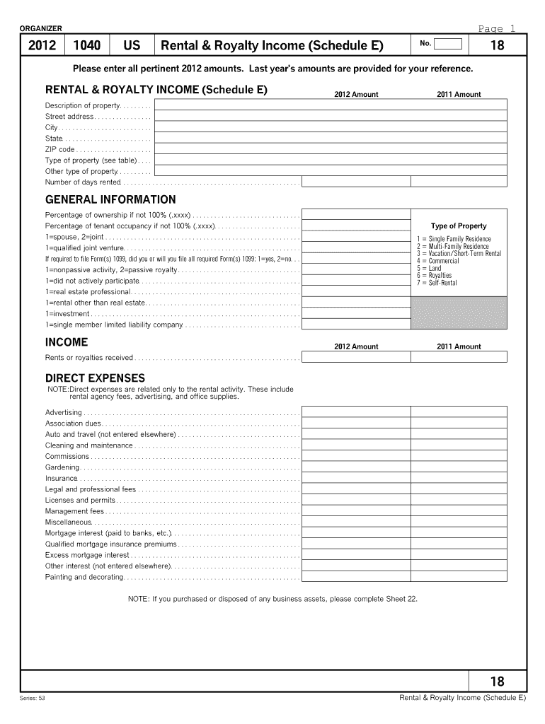  Irs Schedule B 2012-2024