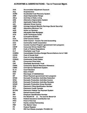 Email Abbreviations PDF  Form