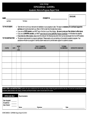 Laney College Eops  Form