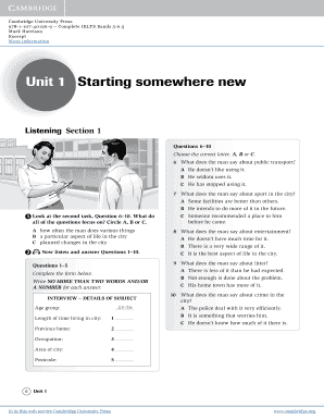 Complete Ielts 5 6 5 Workbook PDF  Form