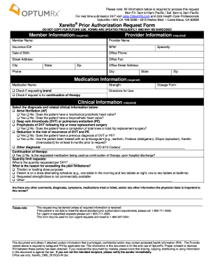 Optumrx Prior Authorization Form PDF