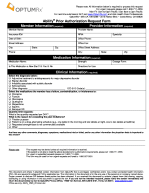 Optumrx Prior Authorization Form