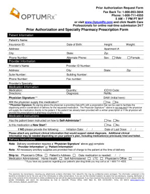 Prior Authorization Request Form Monoclonal Antibody OptumRx