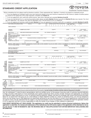 Southeast Toyota Pay off  Form