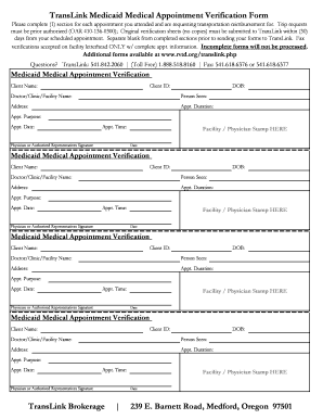 Translink Reimbursement Form