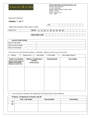 Anand Rathi Form Download