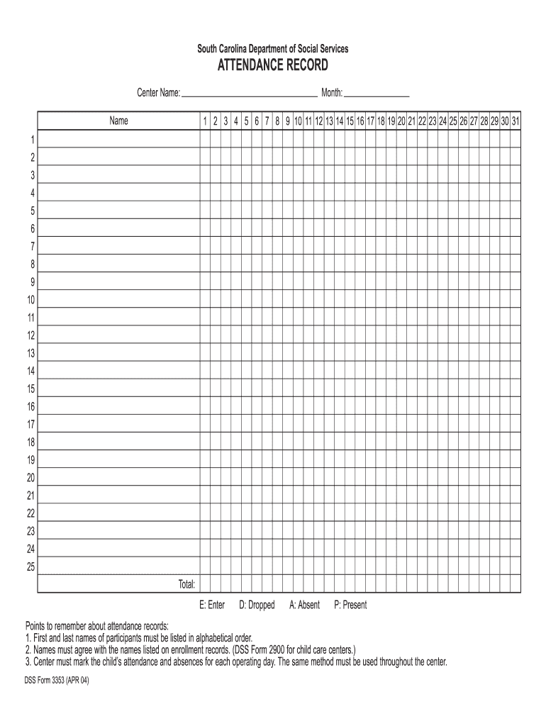 Dss Form 3353