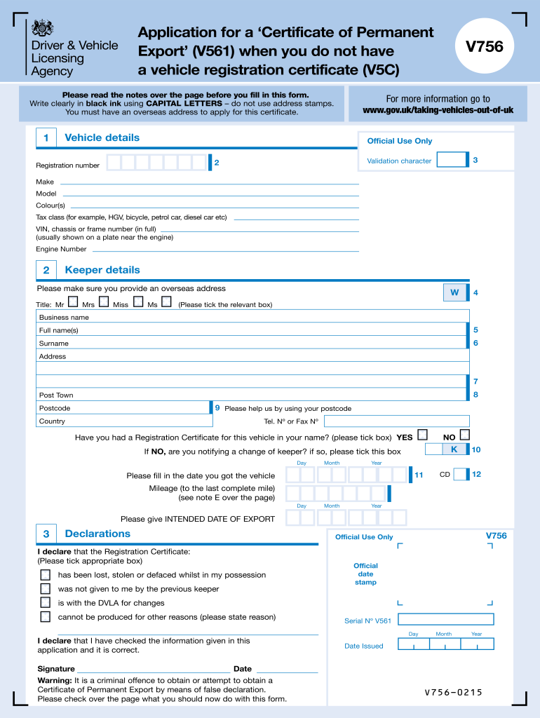  V561 Certifikat Form 2019