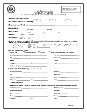 Ugrad Application Form Sample