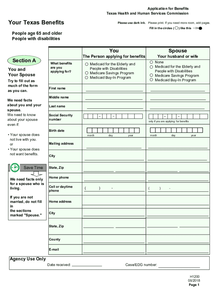  H1200 Form 2018-2024