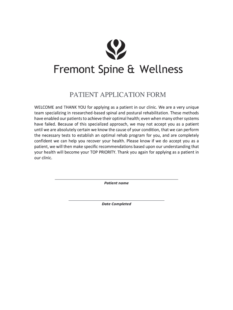 Patient FormsNew York Spine & Wellness Center