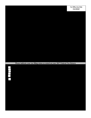 Student Verification of Tax Filing Status Worksheet  Form