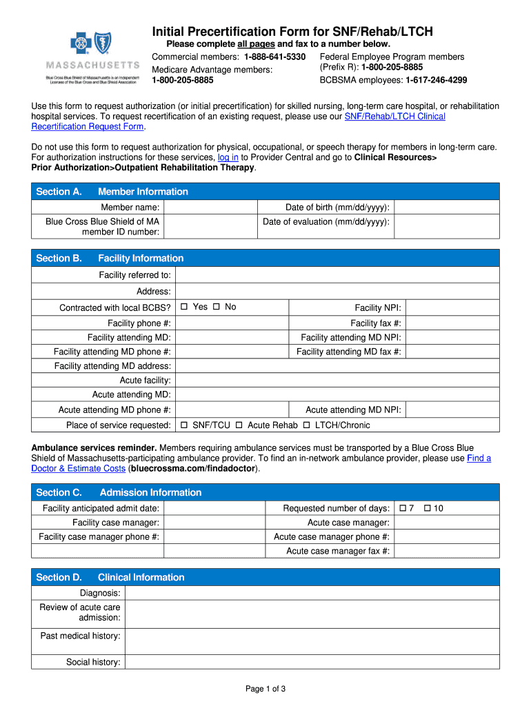  Form Snf 2019-2024