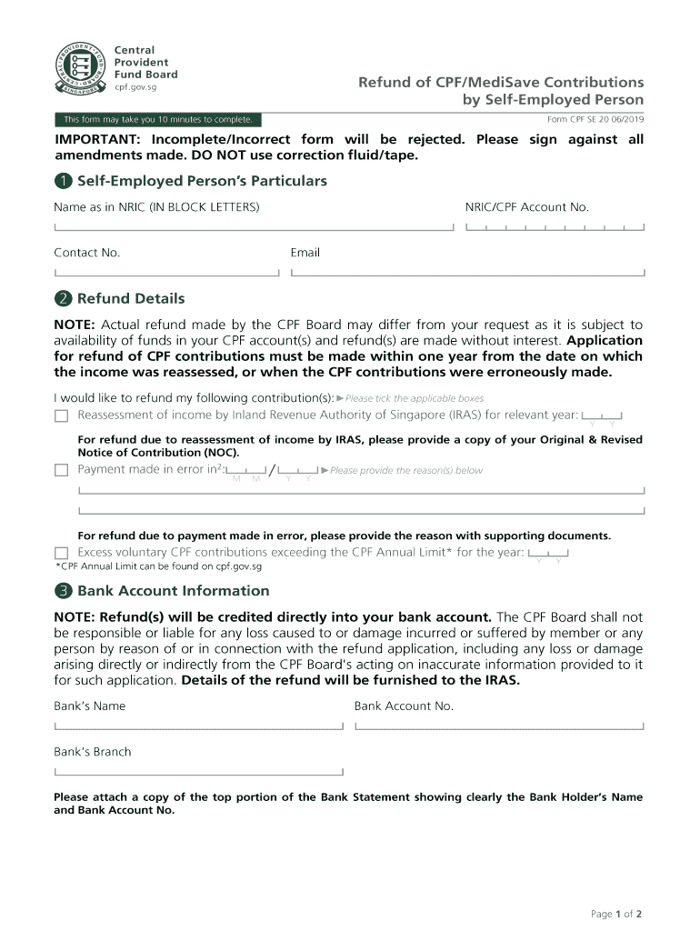  Page 1 11DEN OROV ONIRA Central Provident Fund Board 2019-2024