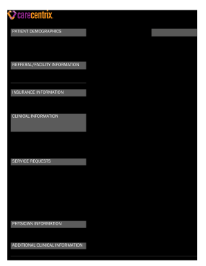 Referral Form CareCentrix