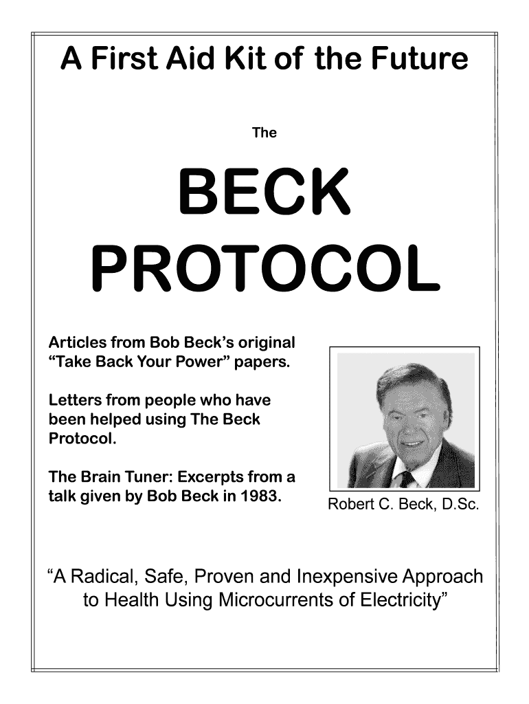 Bob Beck Protocol  Form