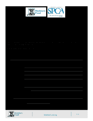 Maddies Shelter Medicine for Veterinary Technicians Apprenticeship FILL FORM