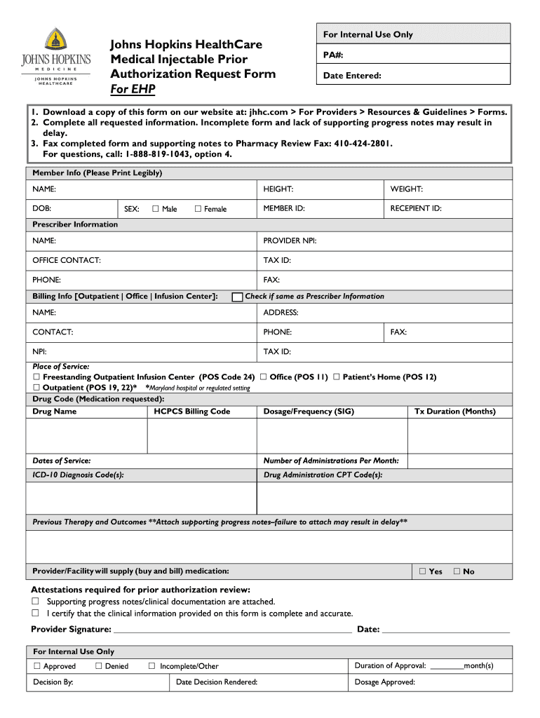 Ppmco Injectable Prior Auth FormForms Priority