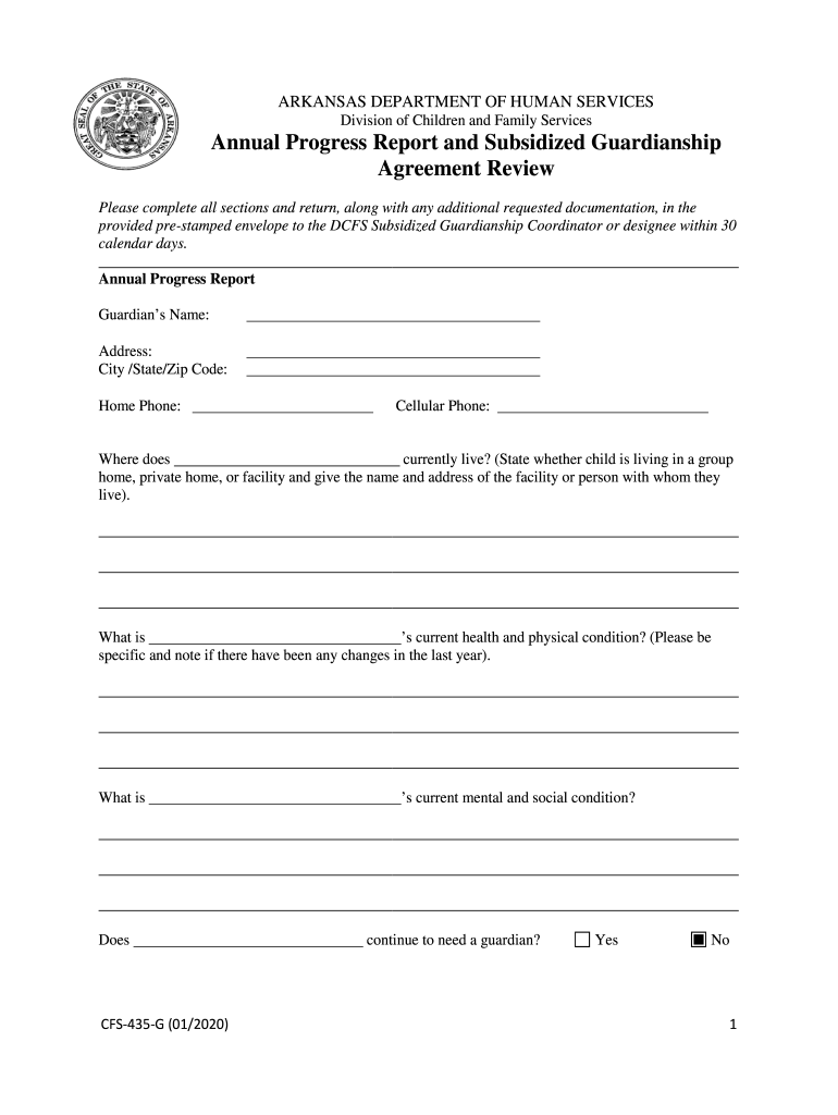 Arkansas Annual Report  Form