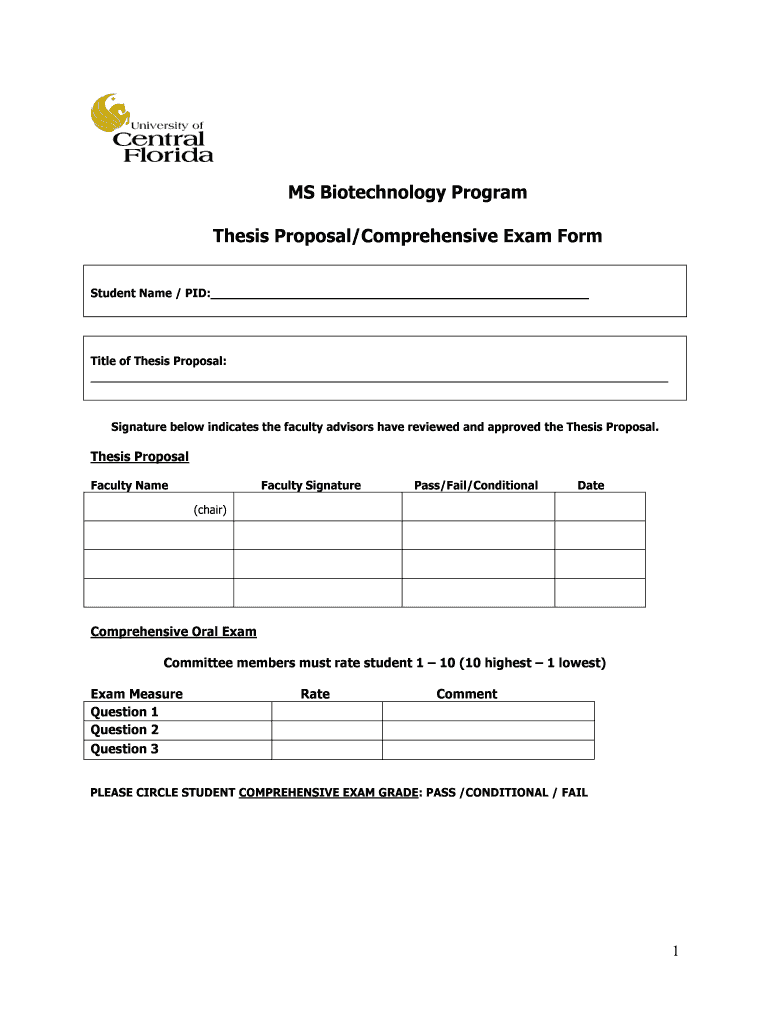 Proposal for a MS Program Non Thesis in Applied Molecular  Form