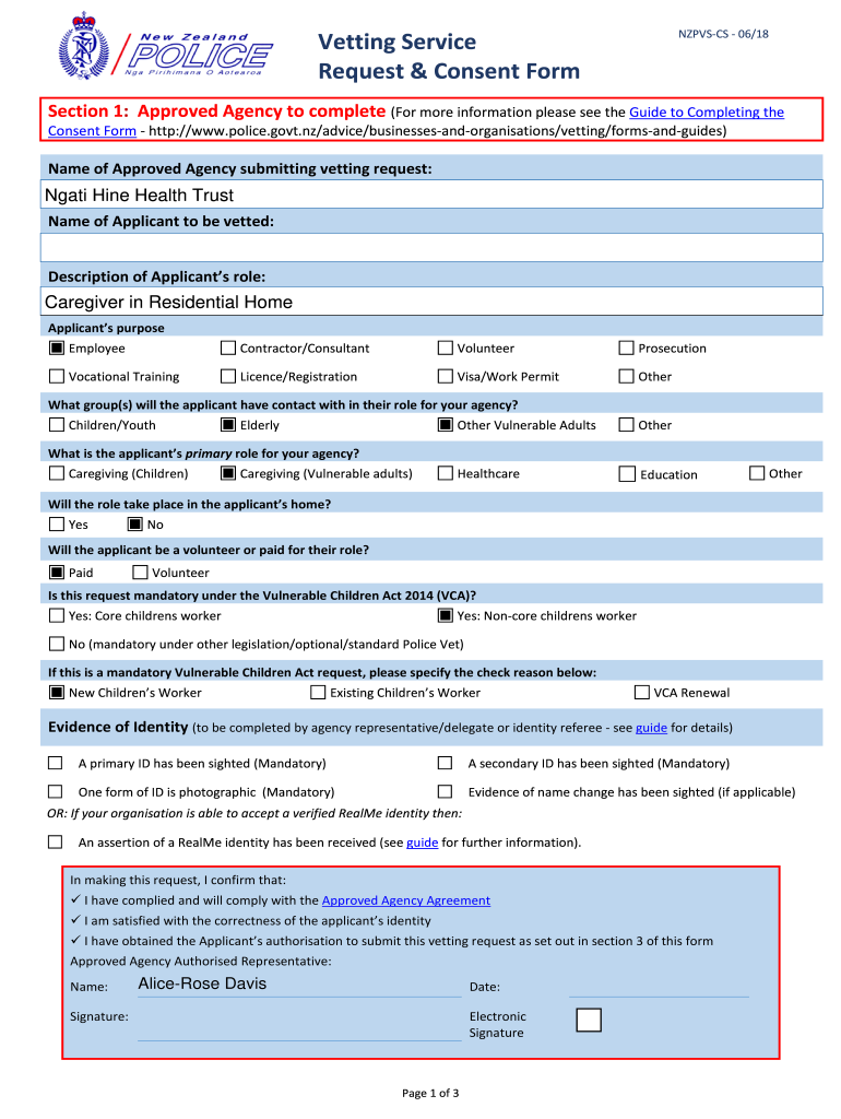  Forms and GuidesNew Zealand Police 2019