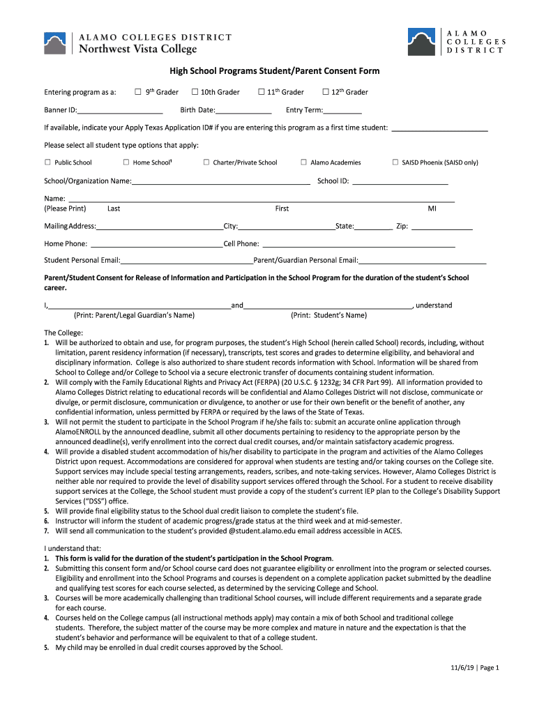  NVC Parent Consent Form for Dual Credit Students Updated for 1819 Rg 04 12 19 2019-2024