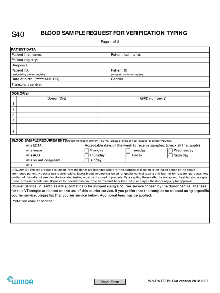 Verification Typing  Form