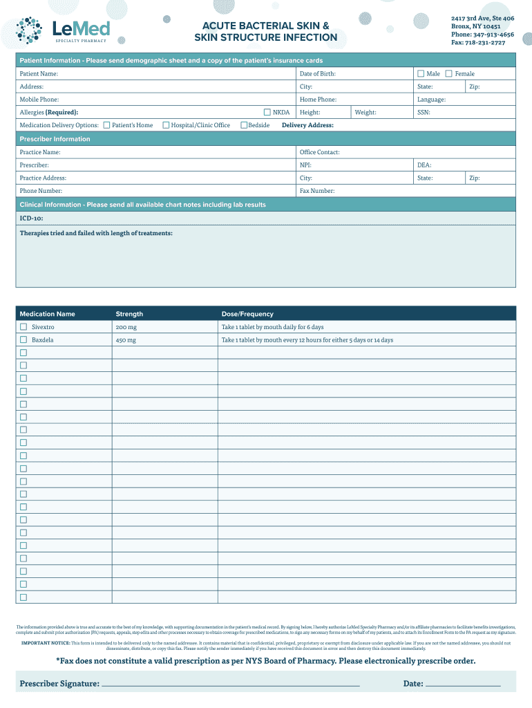 Get Address, Phone Numbers and Directions for LeMed  Form