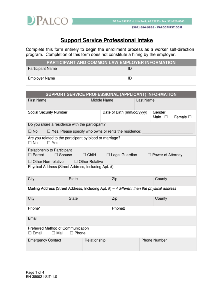 Nevada State Funded Sierra Regional Center SRC  Form