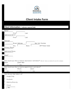 Get and Sign Form 1 Add Client & Intake SA Housing Authority