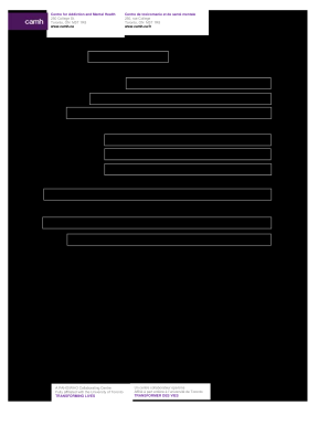 Emergency DepartmentCAMH  Form