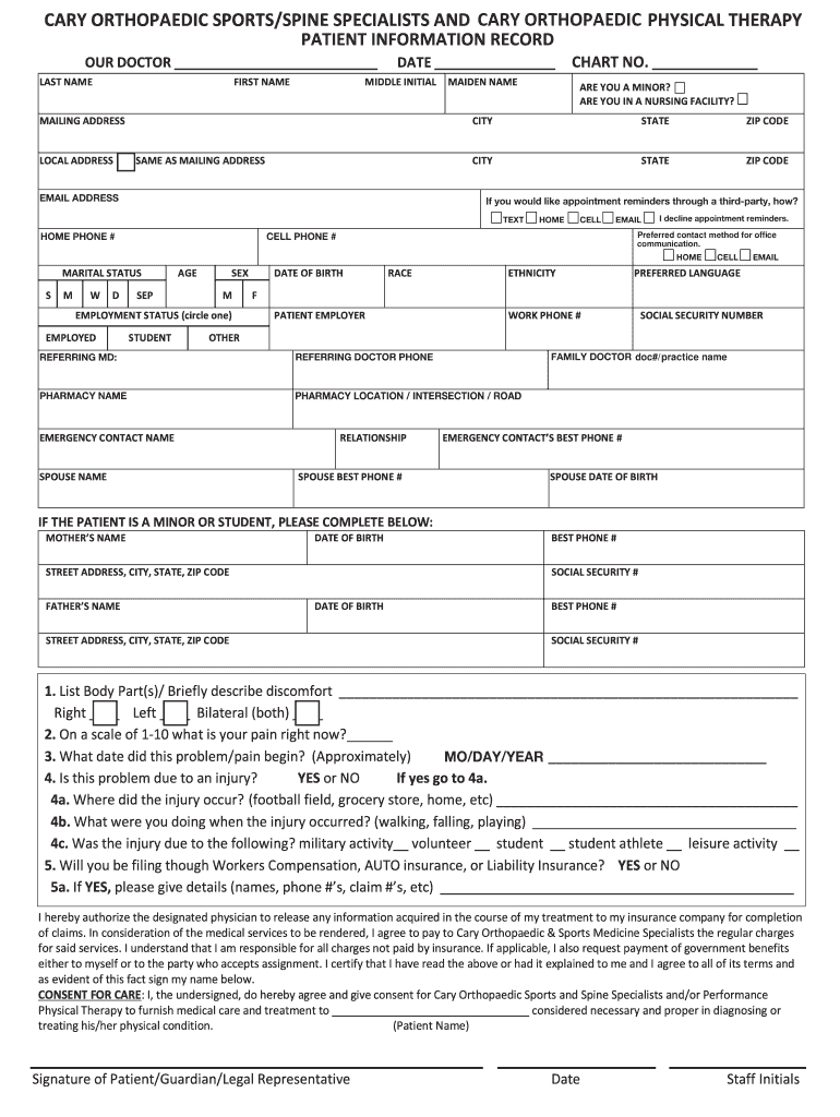  If You Would Like Appointment Reminders through a Third Party, How 2018-2024