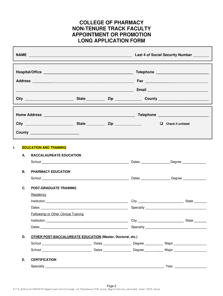 Promotion and Tenure PolicyIdaho State University  Form