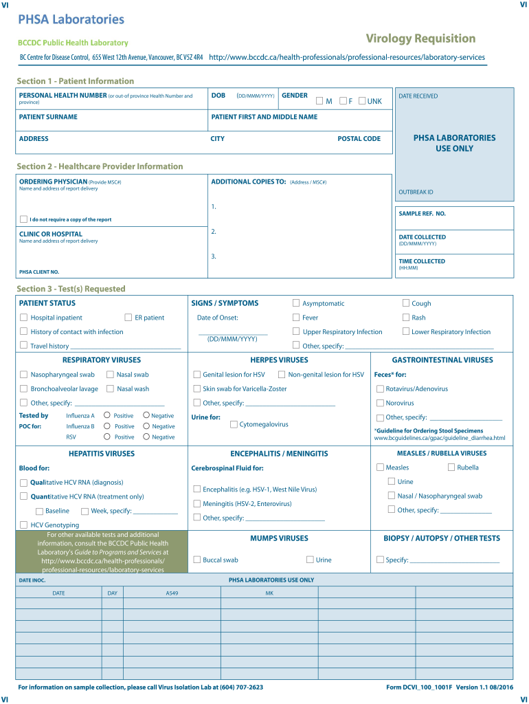  BC Centre for Disease Control, 655 West 12th Avenue, Vancouver, BC V5Z 4R4 Httpwww 2016