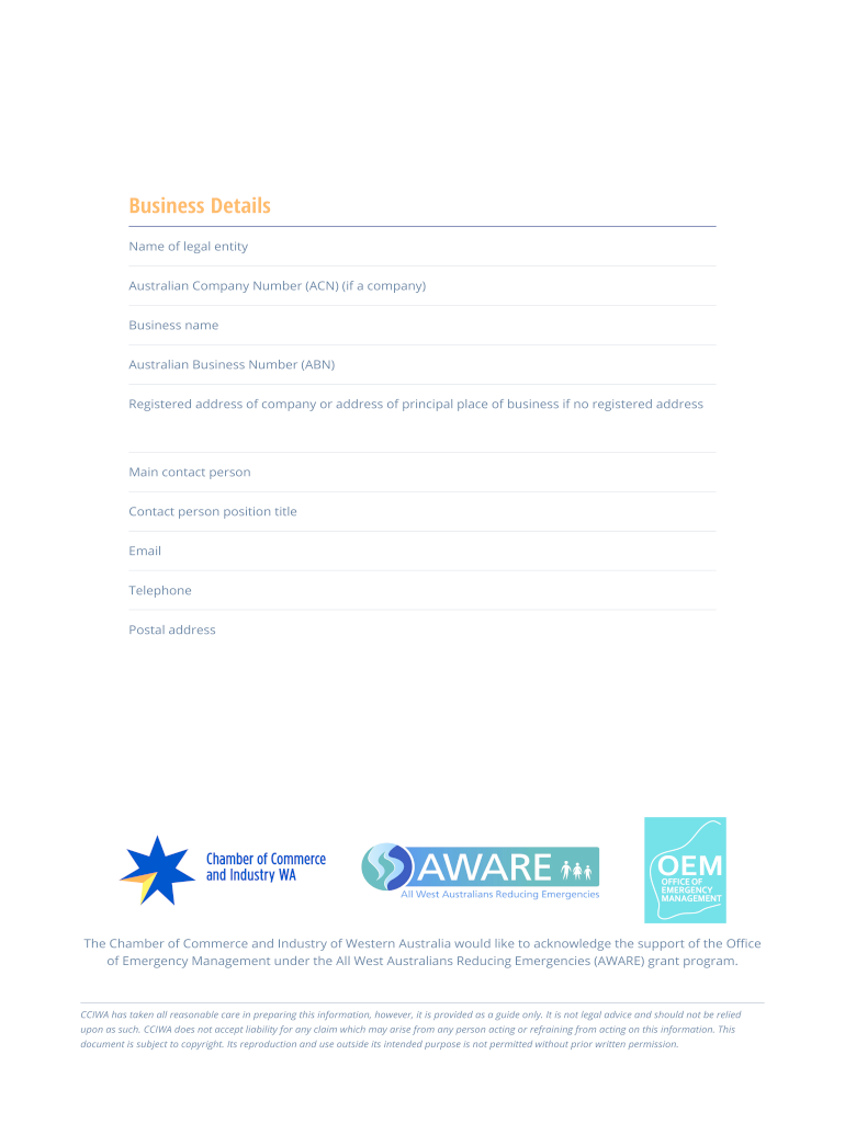 A Guide to Starting a Business in South Australia Department  Form
